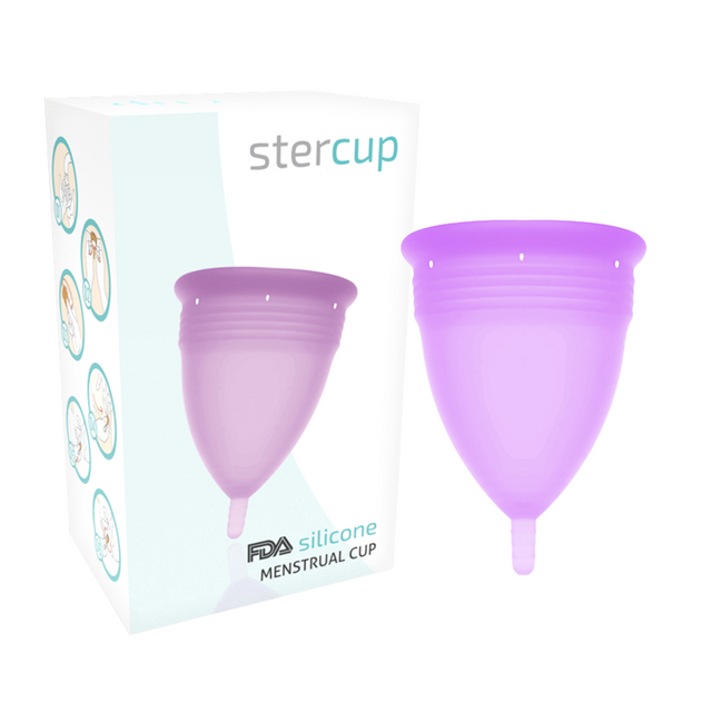 Cupă menstruală Stercup din silicon, mărimea L, violet