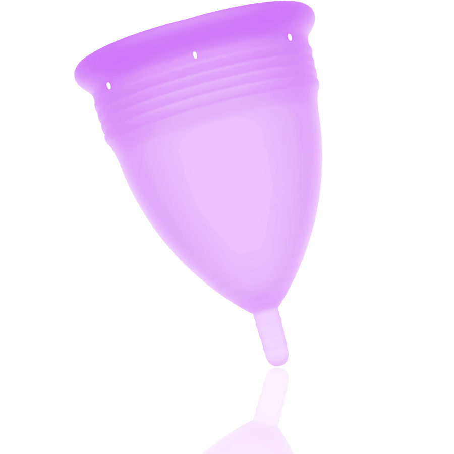 Cupă menstruală Stercup din silicon, mărimea L, violet – imagine 2