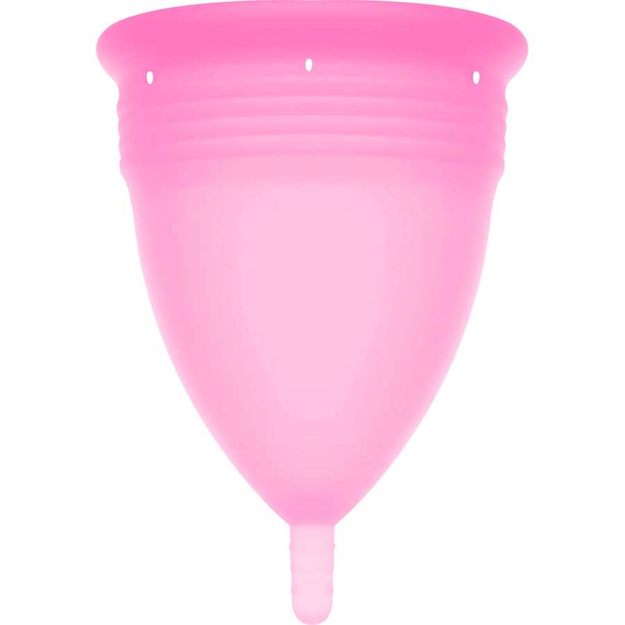 Cupă menstruală Stercup din silicon, mărimea S, roz – imagine 2