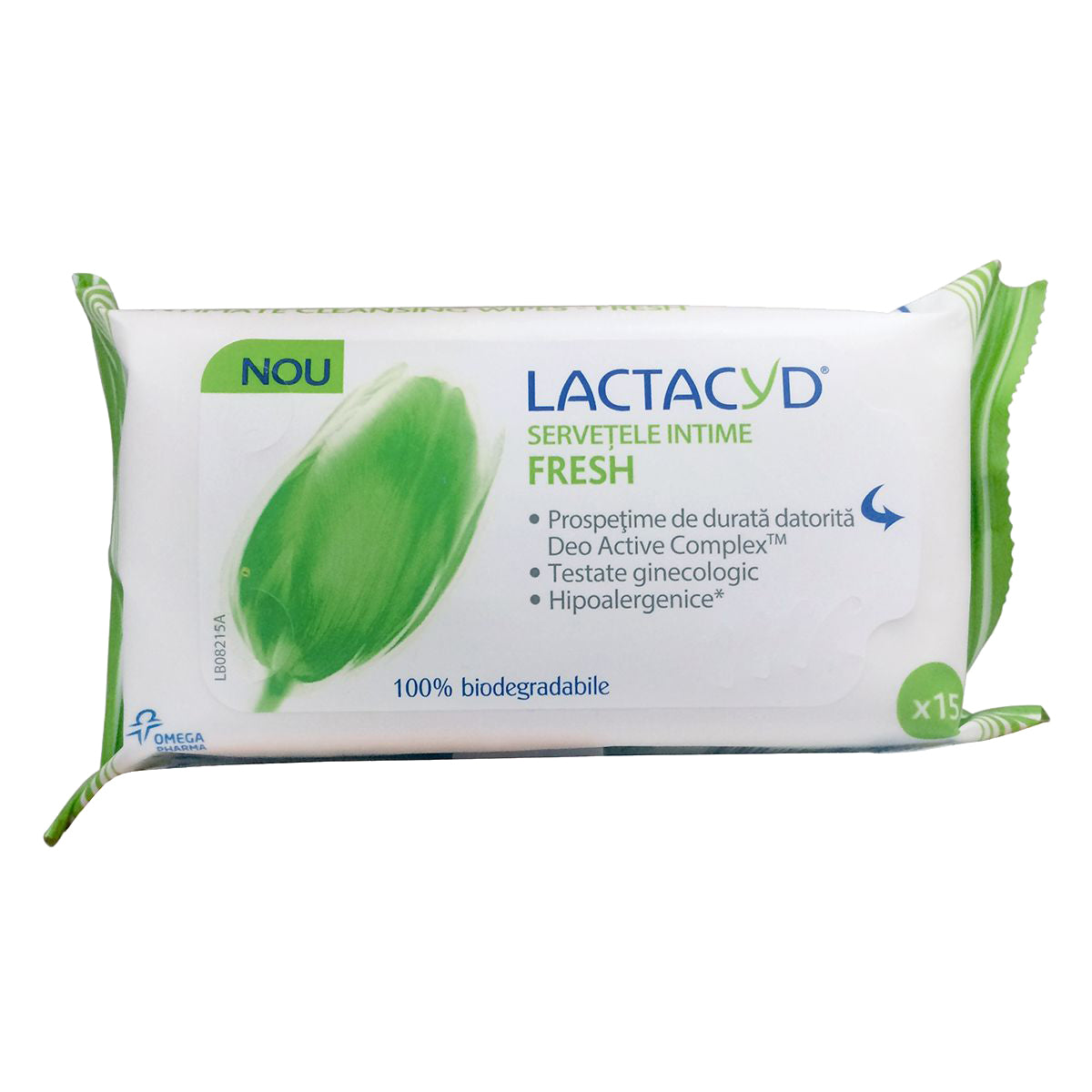 Șervețele intime Lactacyd Fresh, 15 bucăți