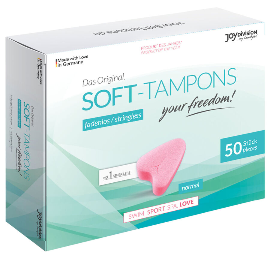 Tampoane burete Soft-Tampons Original, 50 bucăți